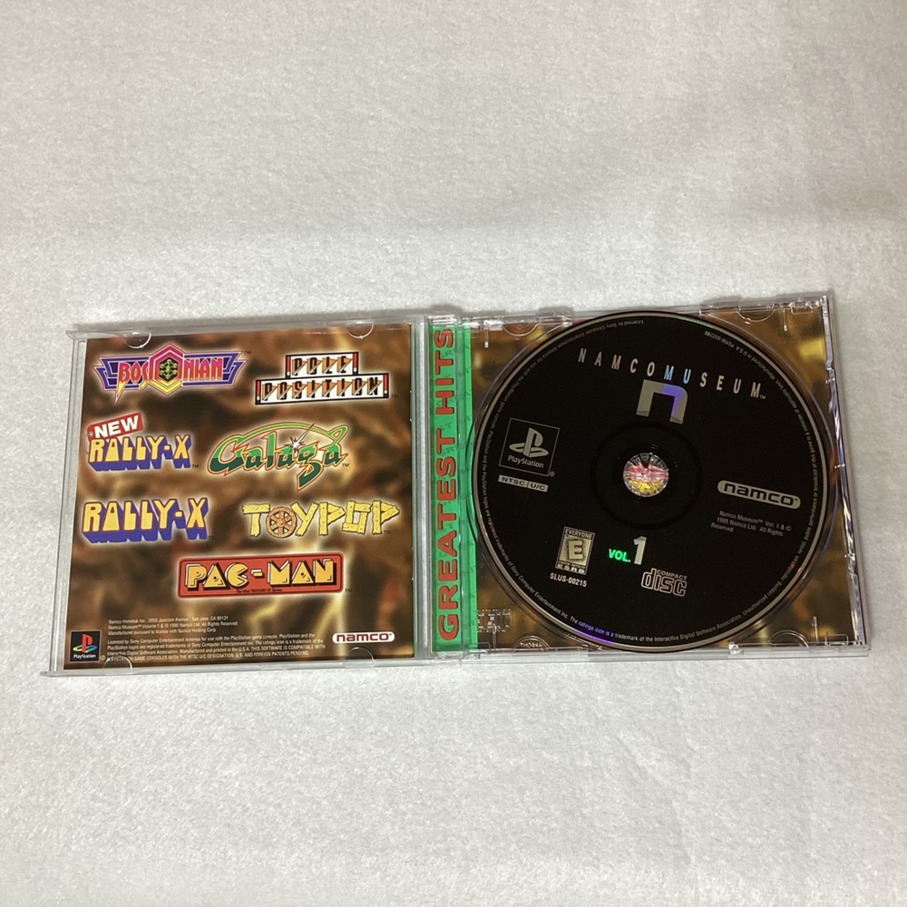 Namco Museum Vol.1 Pac-Man, Galaga,+More Sony PlayStation 1995 GUC
